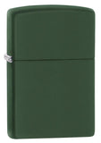 Engravable | Matte Green (dark green) Zippo Lighter.