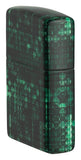 Engravable | "Glow in the Dark" Green Pattern design Zippo Lighter.