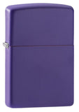 Engravable | Purple Matte Zippo Lighter.
